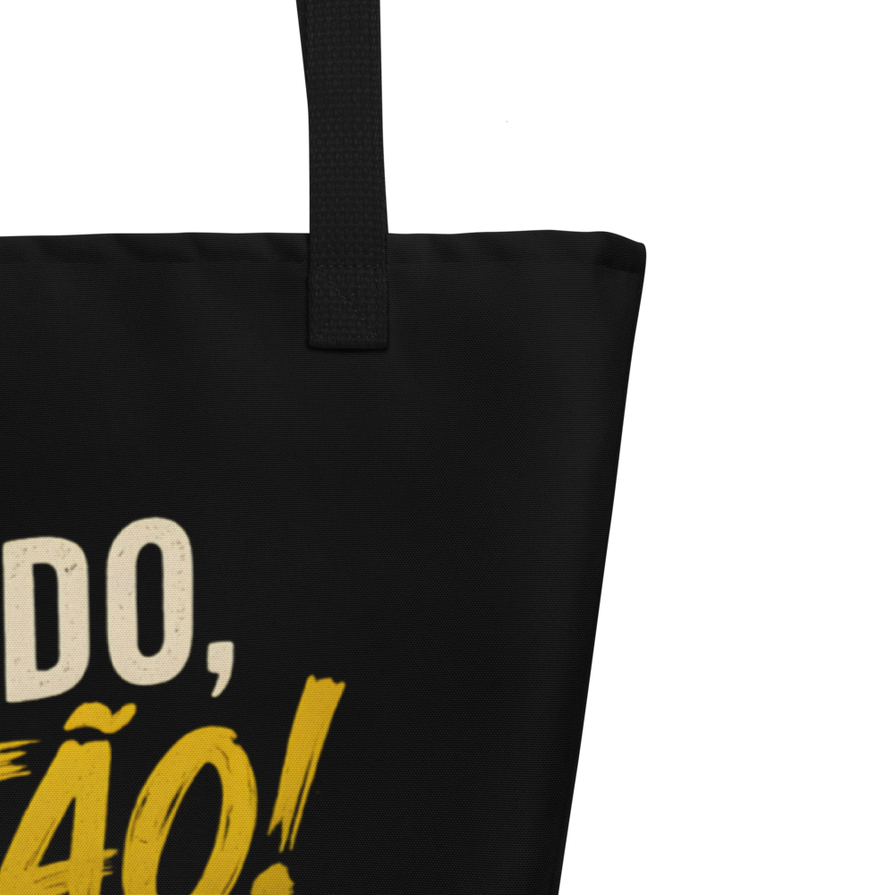 Obrigado Capitão Large All-Over Print Tote Bag