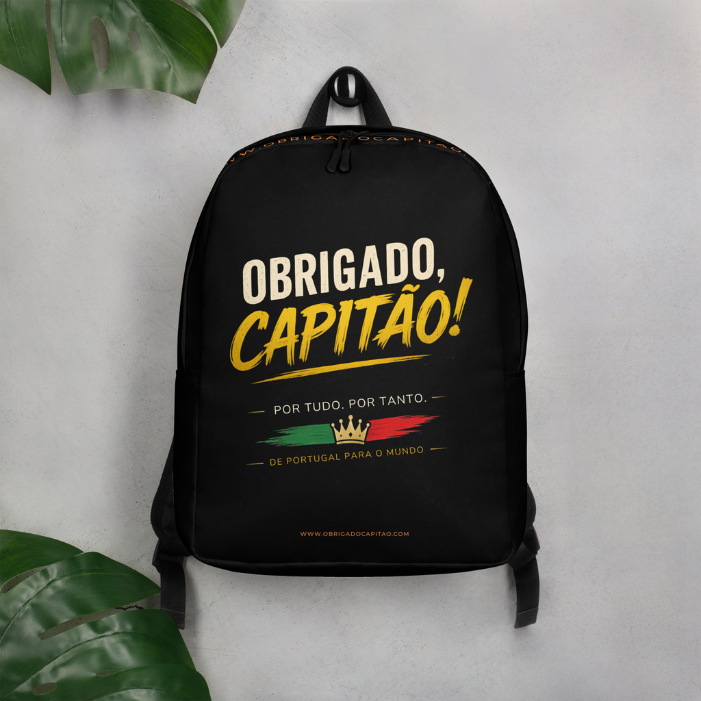 Obrigado Capitão Minimalist Backpack