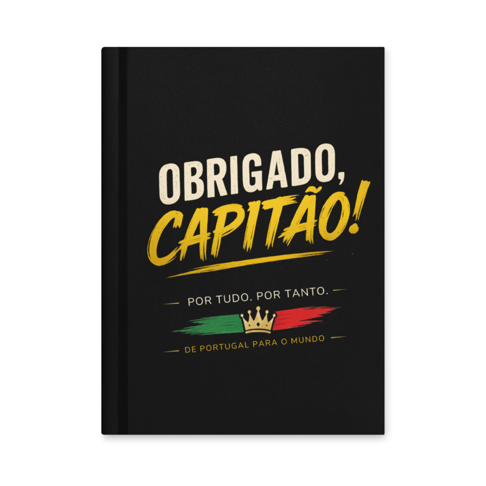 Obrigado Capitão Hardcover Journal Matte