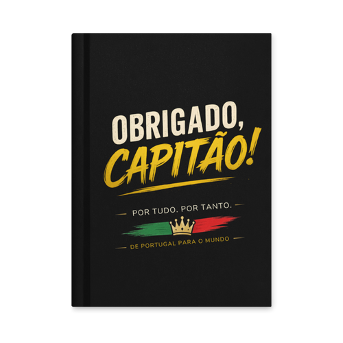 Obrigado Capitão Hardcover Journal Matte