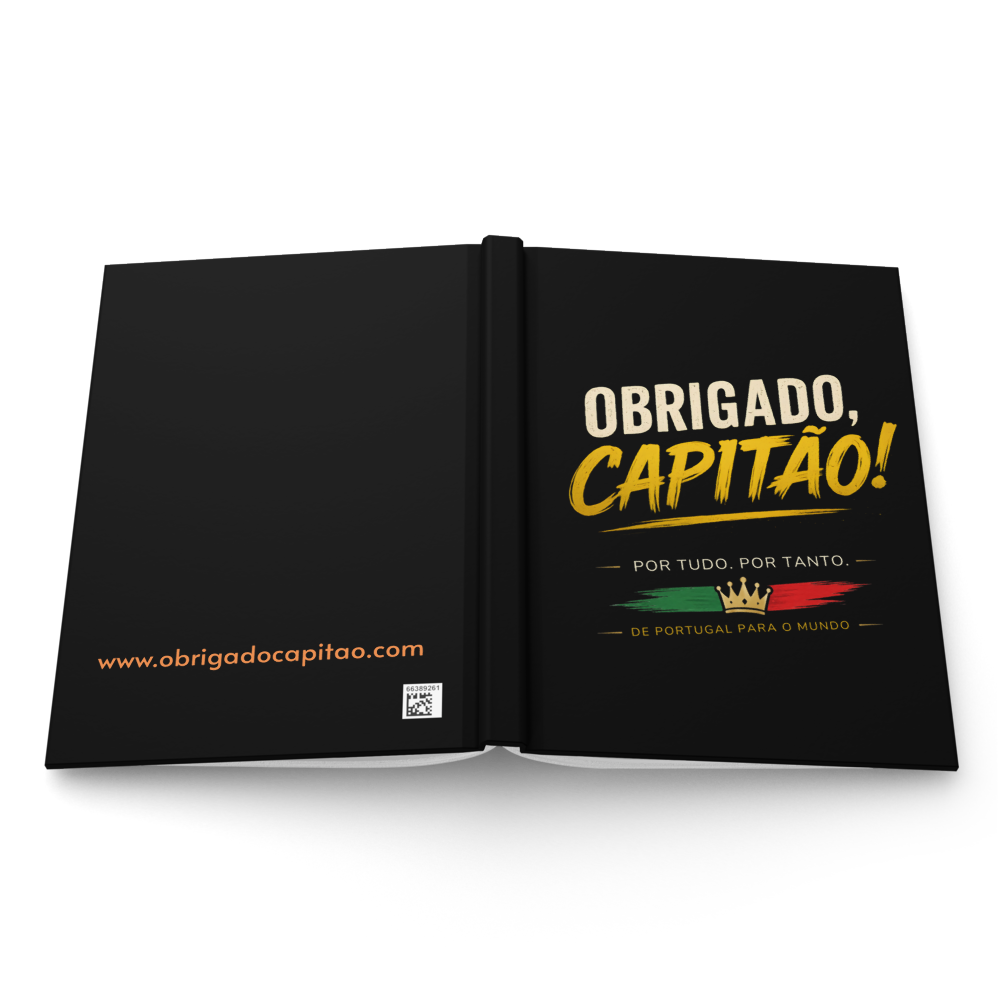Obrigado Capitão Hardcover Journal Matte