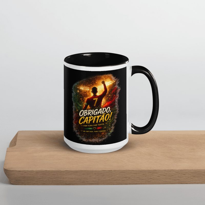 Obrigado Capitão Caneca com Cor Interna