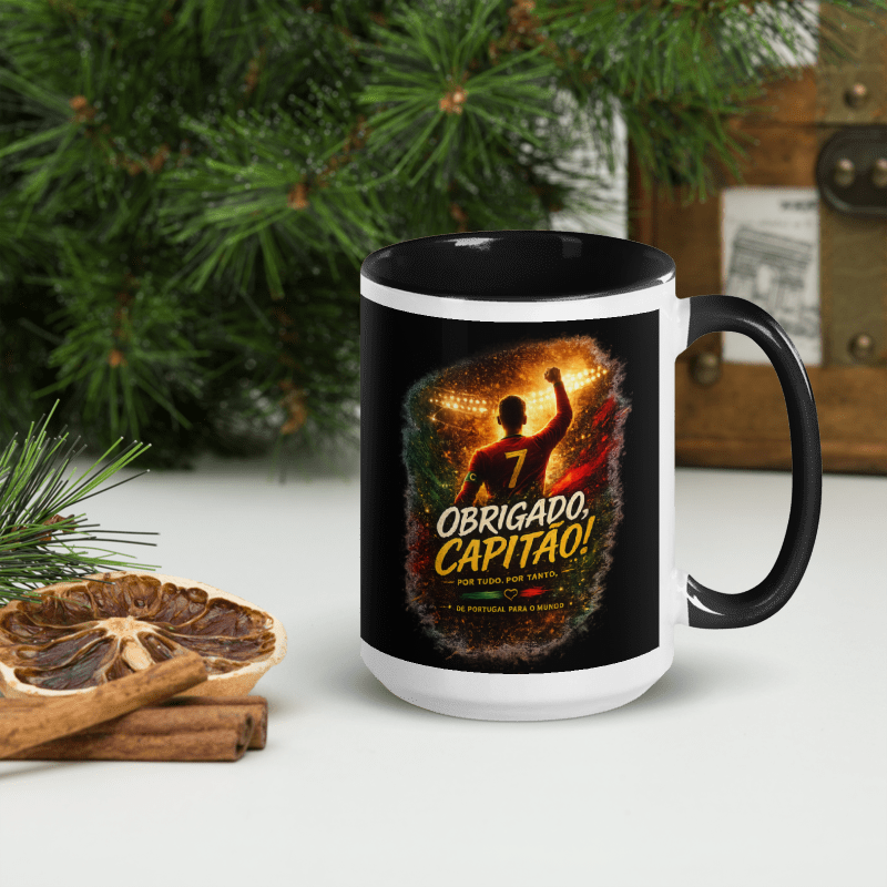 Obrigado Capitão Caneca com Cor Interna