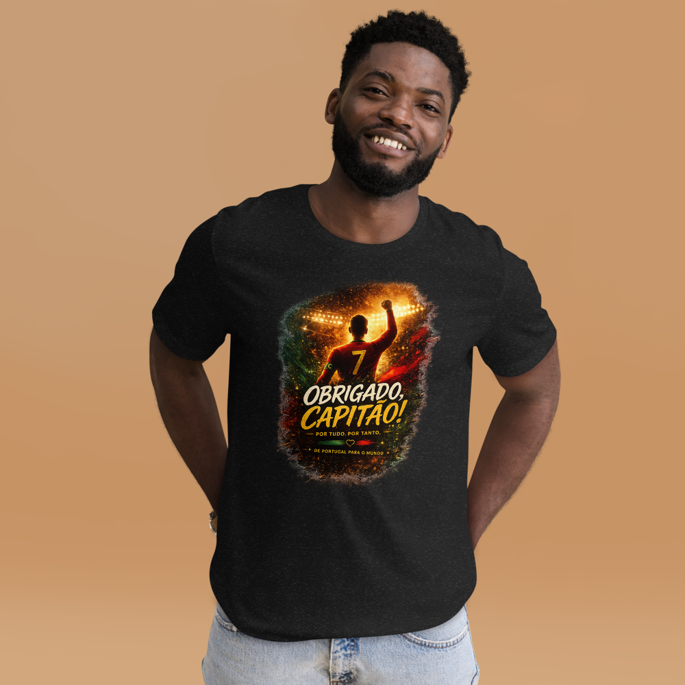 Obrigado Capitão Unisex t-shirt