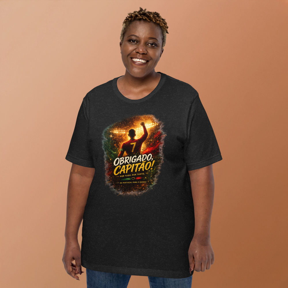 Obrigado Capitão Unisex t-shirt