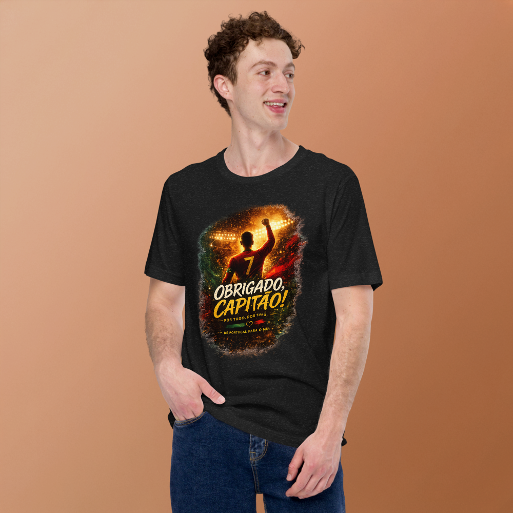 Obrigado Capitão Unisex t-shirt