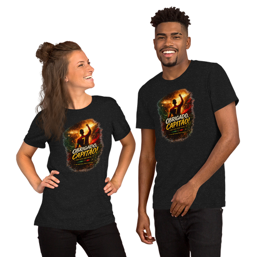 Obrigado Capitão Unisex t-shirt
