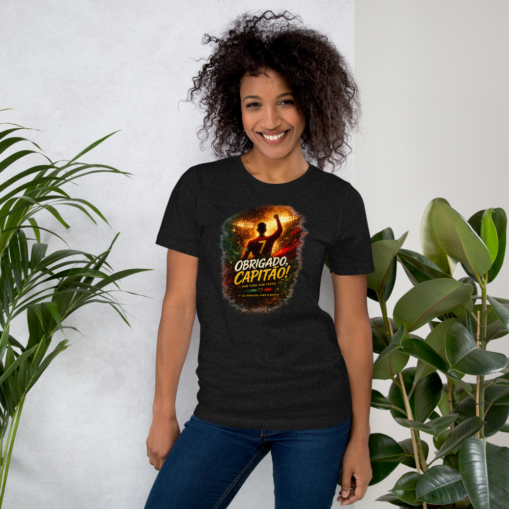 Obrigado Capitão Unisex t-shirt