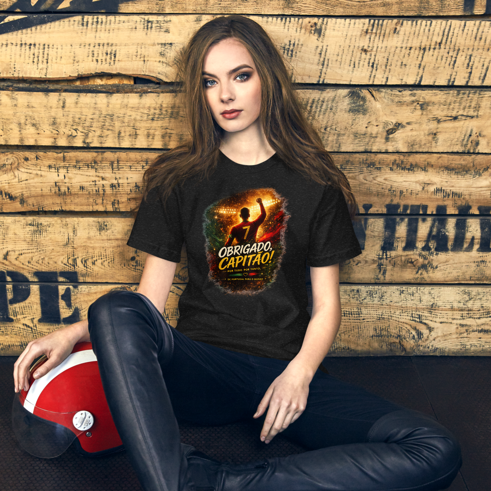 Obrigado Capitão Unisex t-shirt