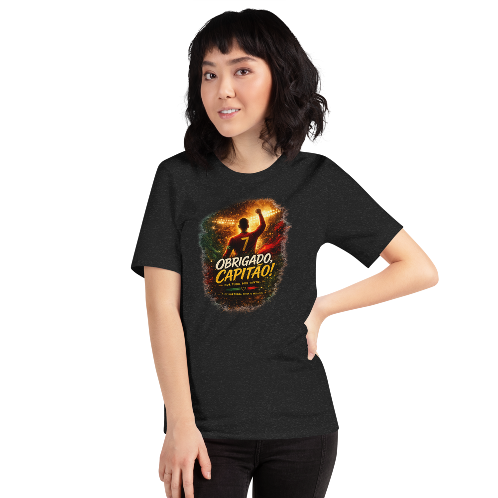 Obrigado Capitão Unisex t-shirt
