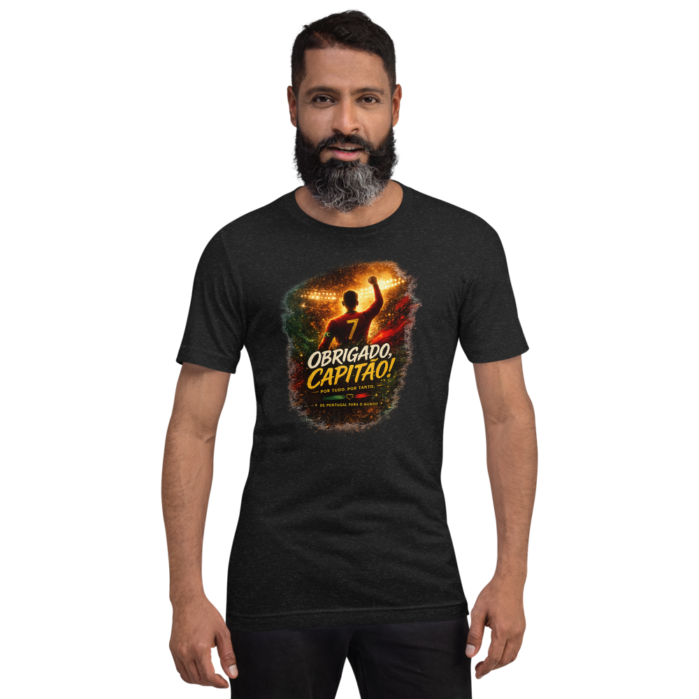 Obrigado Capitão Unisex t-shirt