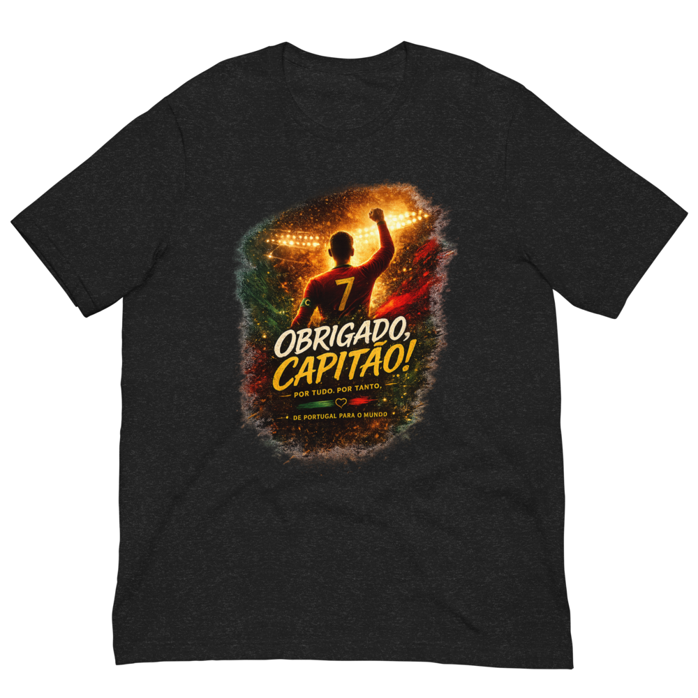Obrigado Capitão Unisex t-shirt