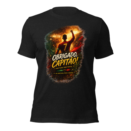 Obrigado Capitão Unisex t-shirt
