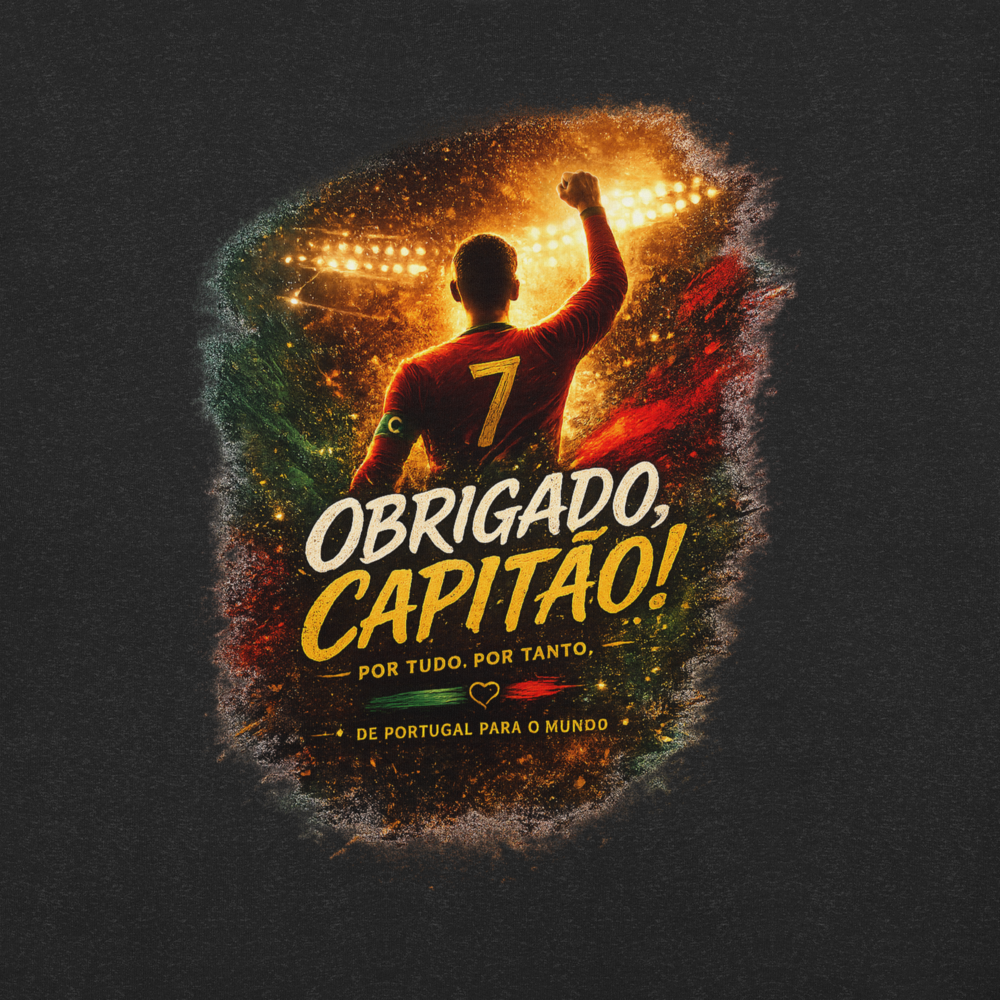 Obrigado Capitão Unisex t-shirt