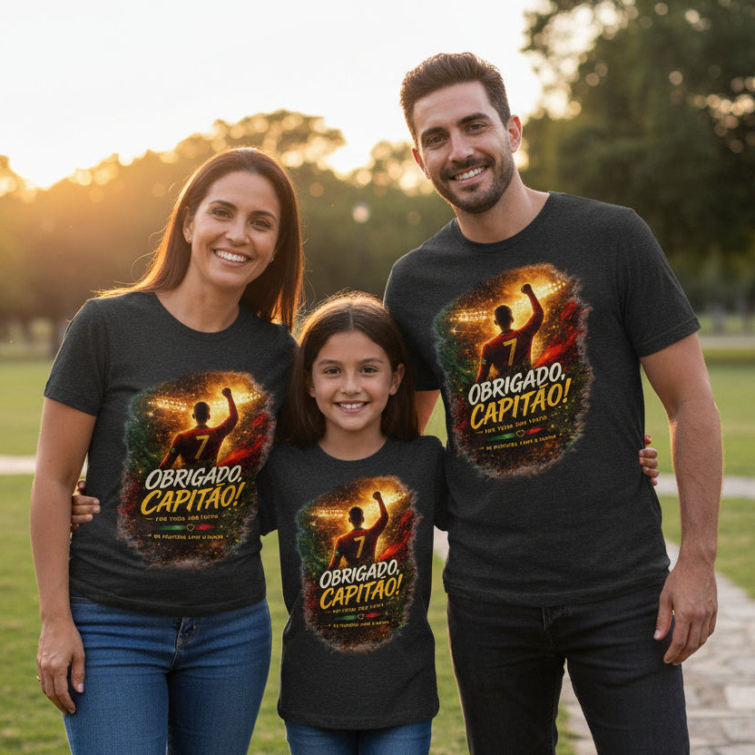 Obrigado Capitão Unisex t-shirt